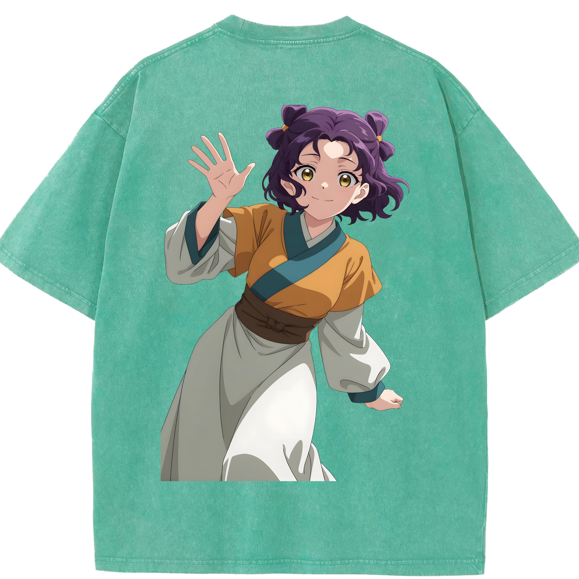 （画像用） 薬屋のひとりごと The Apothecary Diaries 綿100% ヴィンテージ風 半袖Tシャツ（背面プリント）